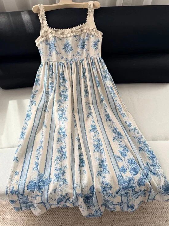 Agua by Agua Bendita Barbara Bougainvillea Midi Dress - Picture 5 of 14